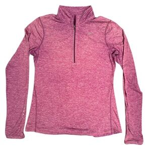Nike Running Dri-Fit 1/4 Quarter Zip Long Sleeve Top‎ Womens sz S